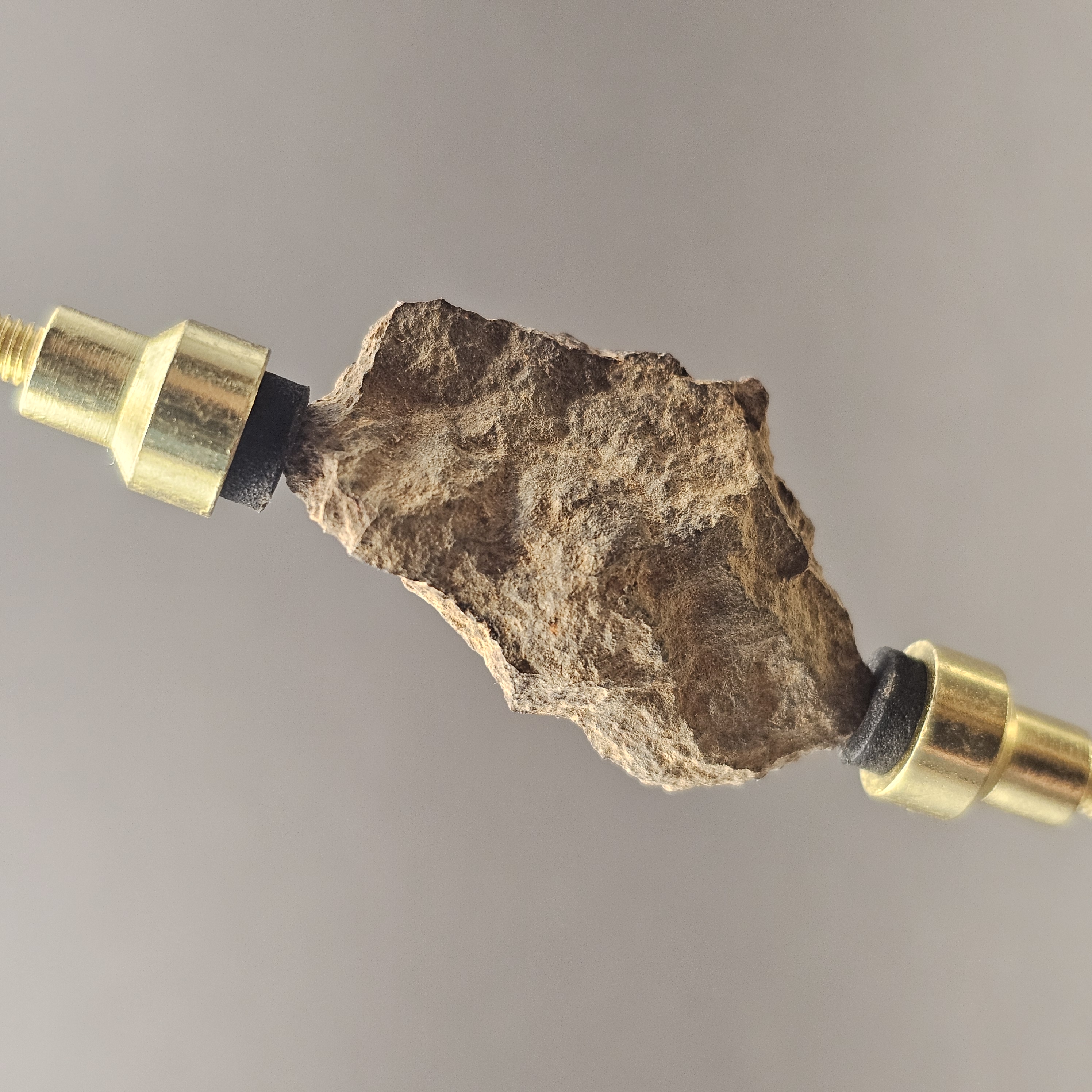 Sahara Chondrite Meteorite Fragment — view 1