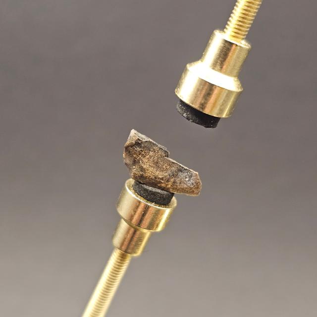 Triceratops tooth fragment — view 7