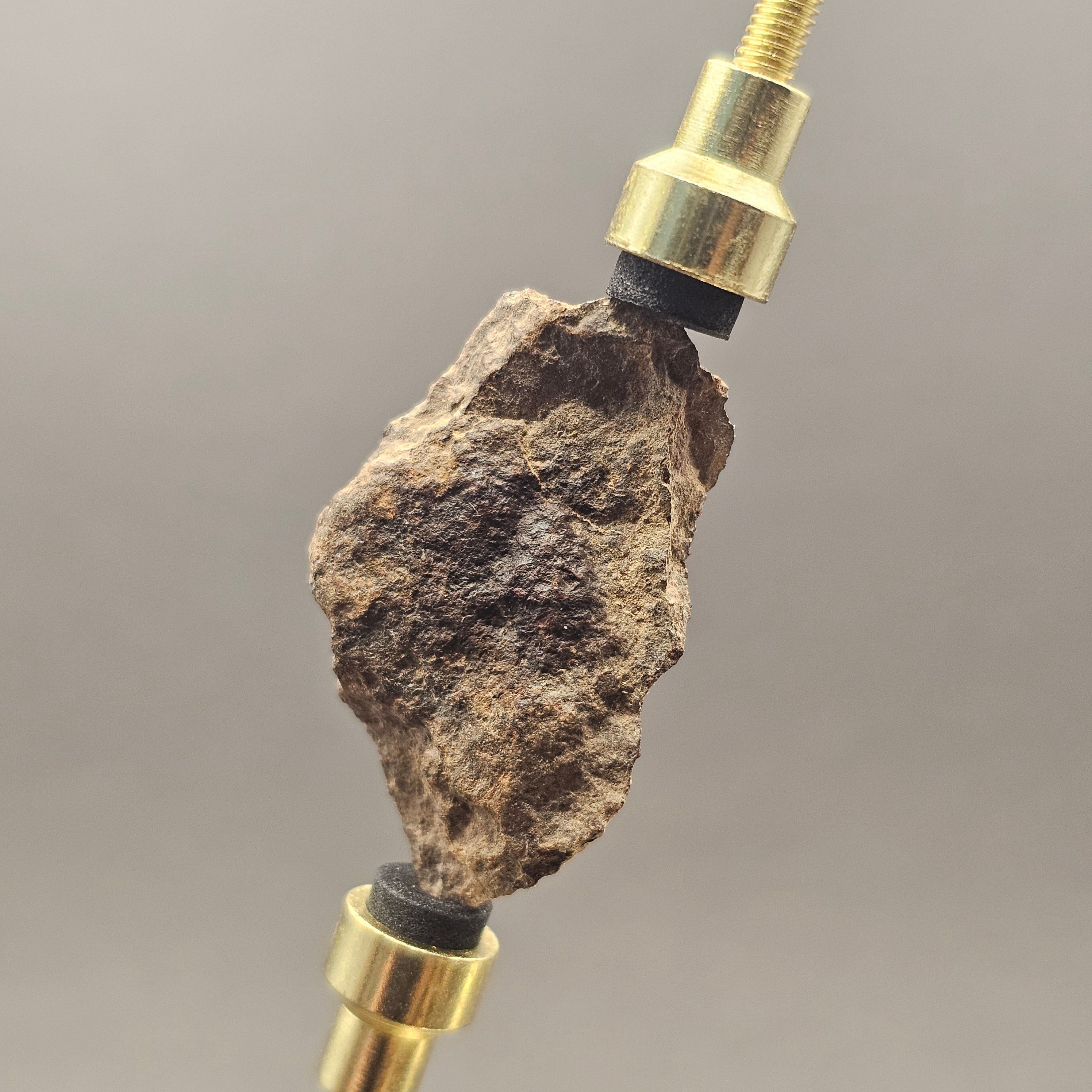 Sahara Chondrite Meteorite Fragment — view 3