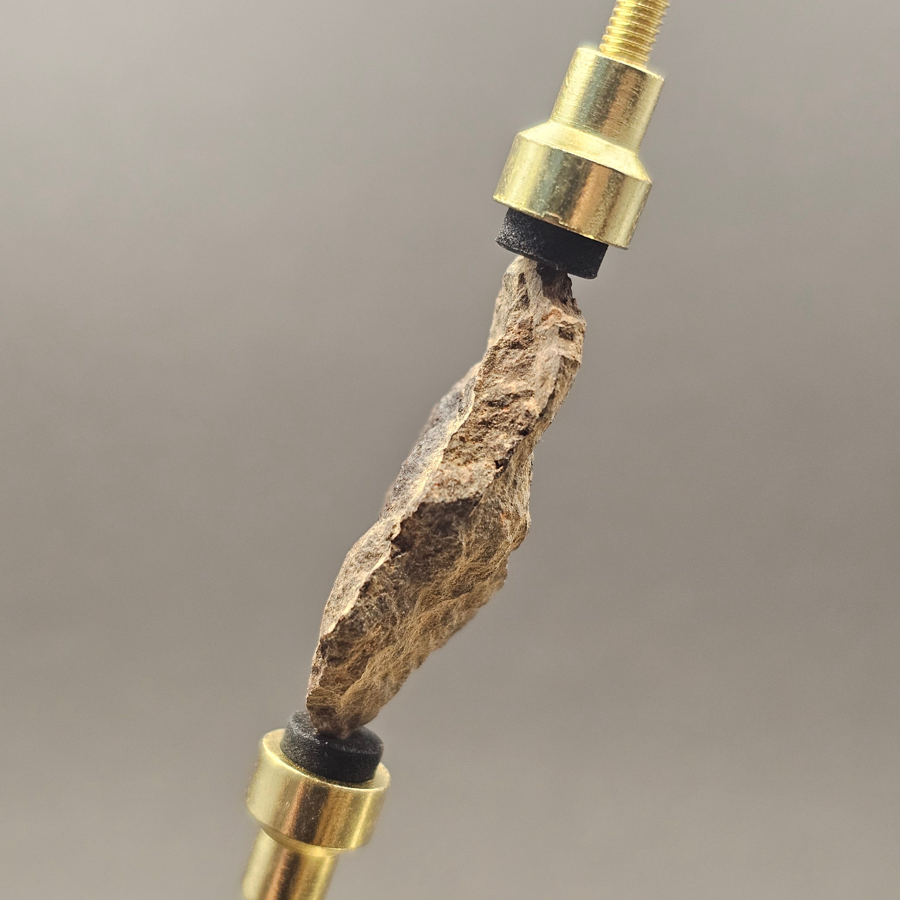 Sahara Chondrite Meteorite Fragment — view 2